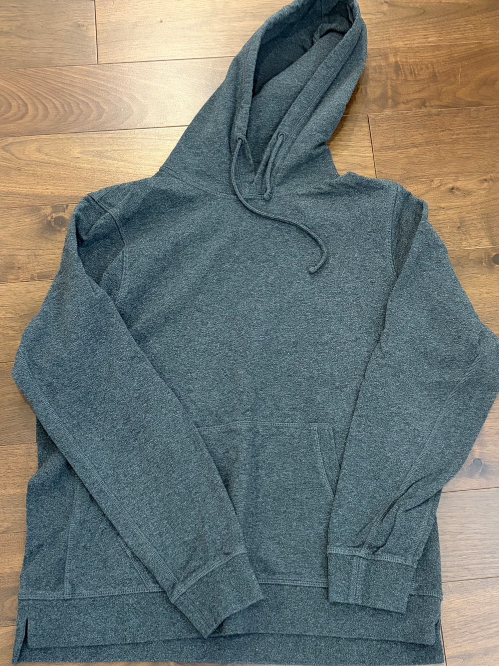 Men's Dark Gray Pullover Hoodie Sweatshirt